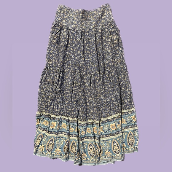 NATURAL LIFE Skirts Long Flowy Floral Skirt Poshmark
